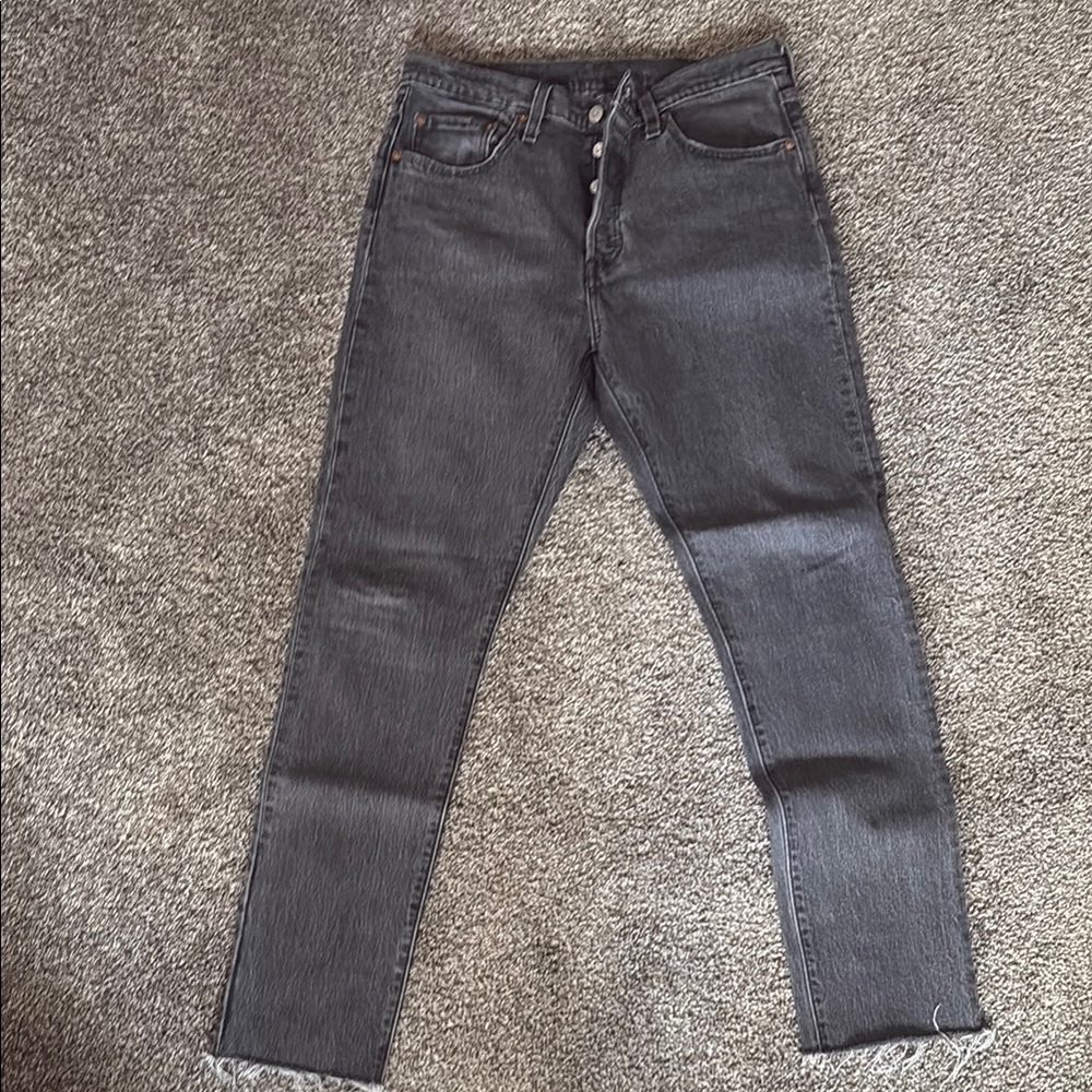 Levi's Dark Gray Denim Jeans